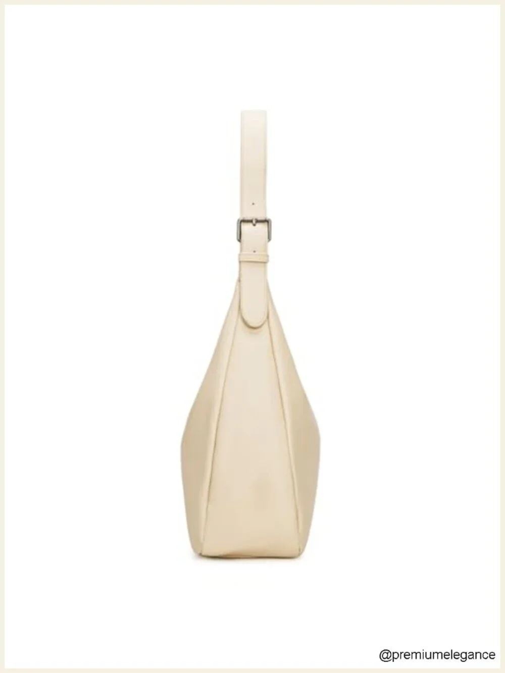 Slouchy Hobo Shoulder Bag with Magnetic Closure, PU Leather, Multi-Pocket